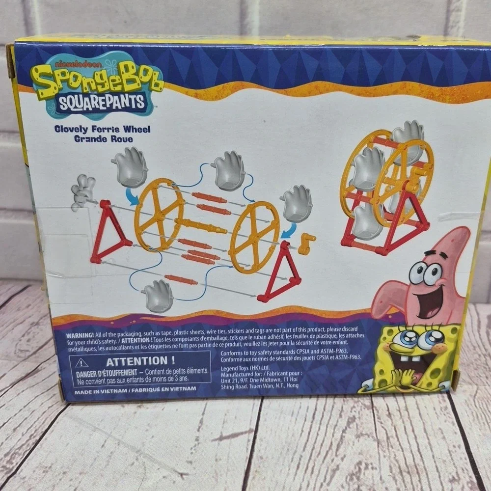SpongeBob SquarePants Glovely Ferris Wheel Playset Legend Toys Nickelodeon‎ NEW